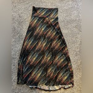 Fun, color burst maxi skirt
